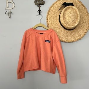 Girls Patagonia Light Sweatshirt (Peach)
